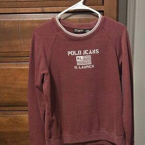 Polo by Ralph Lauren Maroon Sweatshirt